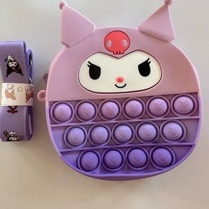 New kuromi pop it bag